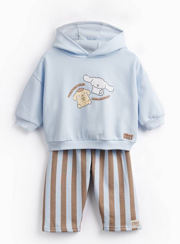Light Blue Hello Kitty Cinnamon Roll Hoodie Set 12-18 months